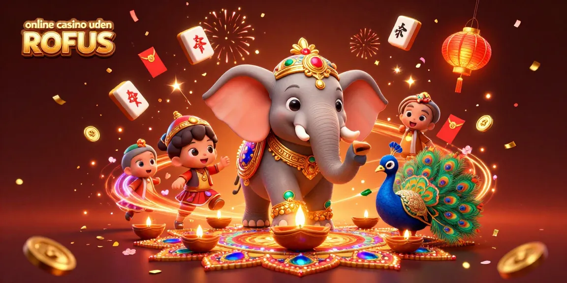 Play exciting games at online casino uden ROFUS with vibrant 3D visuals and lively themes.